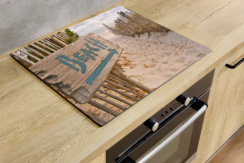 Protège Plaque Induction 62x53 Cm - Tapis Silicone Pliable, Résistant Chaleur | Anti-rayures