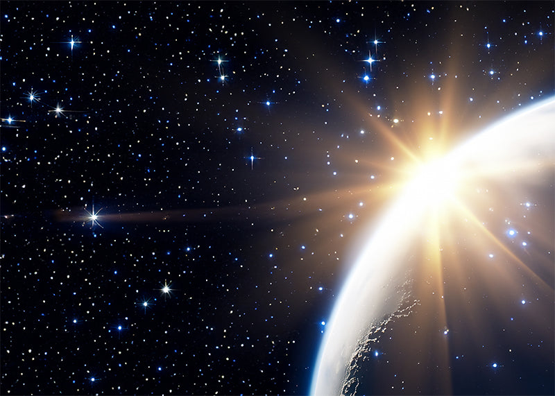 Protège-plaque à induction - Le soleil tombe derrière la lune