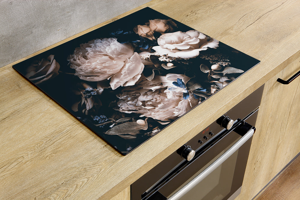 Protège-plaque à induction - Bouquet de fleurs
