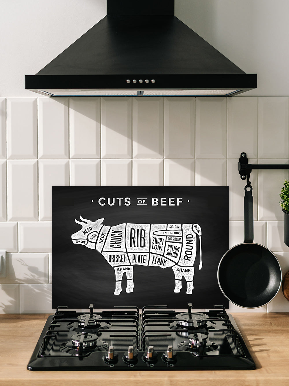 Fond de hotte Coupes de bœuf