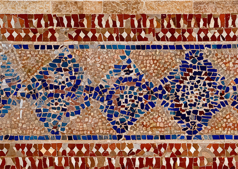 Protège-plaque à induction - Mosaïque marocaine foncée