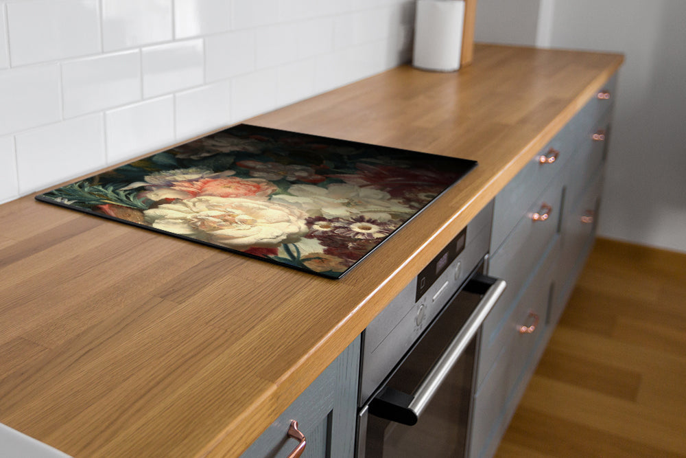 Couvercle De Protection Pour Plaque Induction - Verre Trempé 2x30x52 Cm, Planche à Découper Et Dessous De Plat - 3