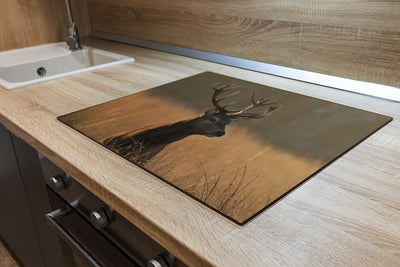Protège-plaque à induction - Cerf dans les hautes herbes