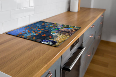 Protège-plaque à induction - Poissons colorés