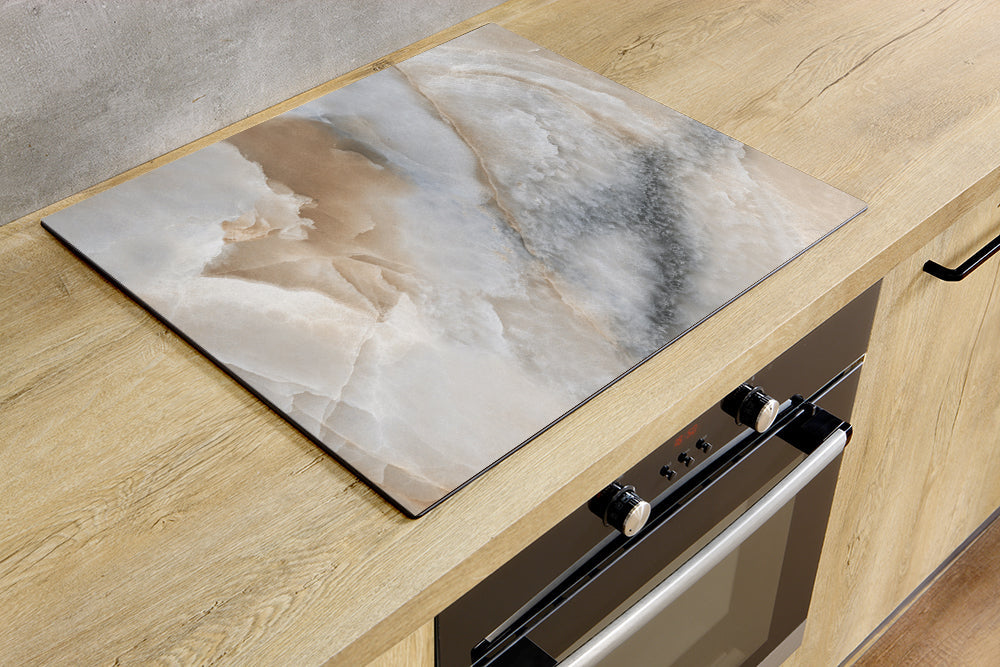 Protège-plaque à induction - Marbre Quartz Luxe