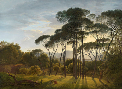 Protège-plaque à induction - Paysage italien