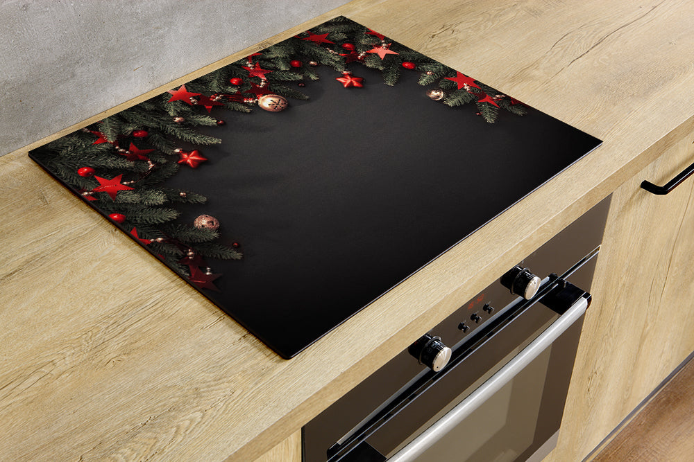 Protège-plaque à induction - Poinsettia