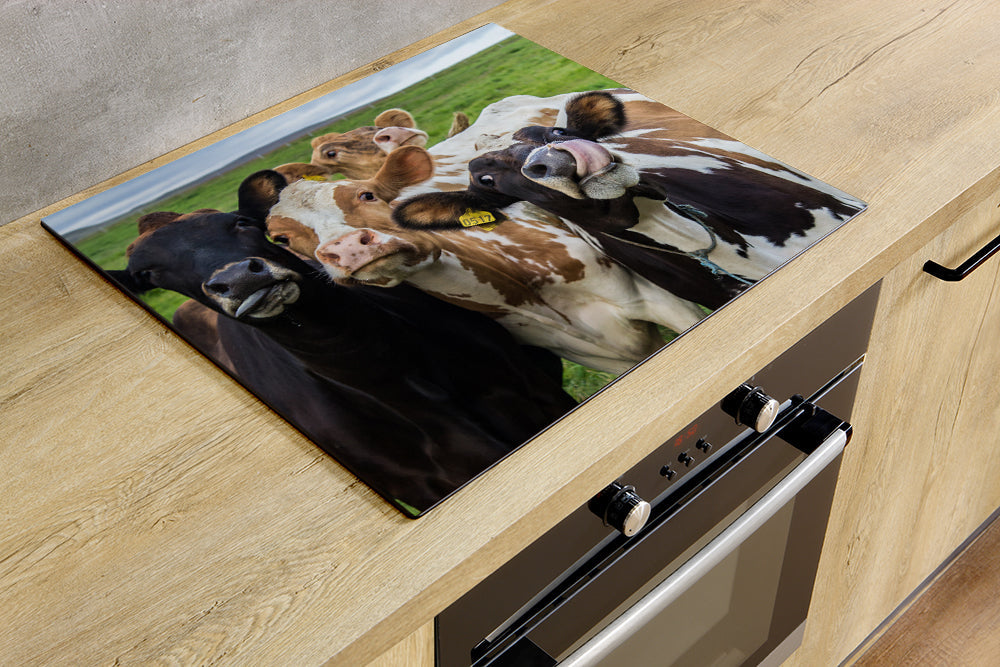Protège-plaque à induction - Troupeau de vaches