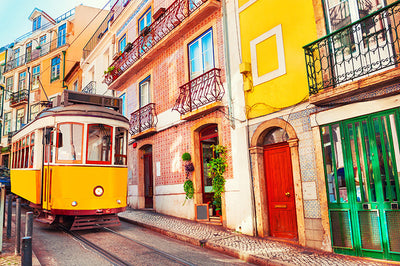 Fond de hotte Tramway de Lisbonne