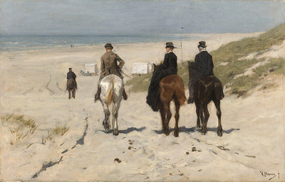 Fond de hotte Promenade matinale sur la plage