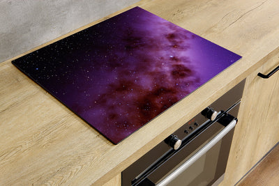 Protège-plaque à induction - Étoiles violettes