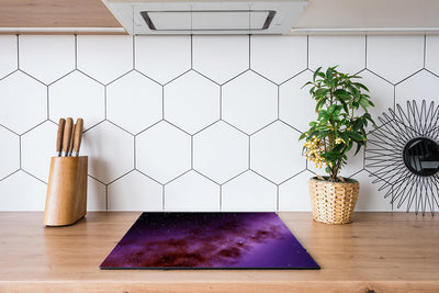 Protège-plaque à induction - Étoiles violettes