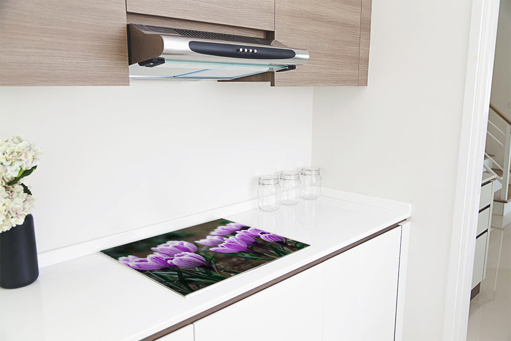 Protège-plaque à induction - Crocus à safran