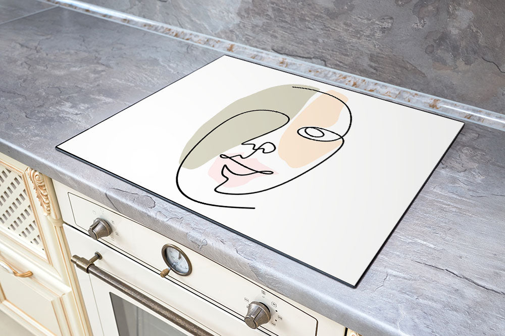 Protège-plaque à induction - Visage à un trai