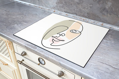 Protège-plaque à induction - Visage à un trai