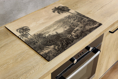 Protège-plaque à induction - Jungle vintage