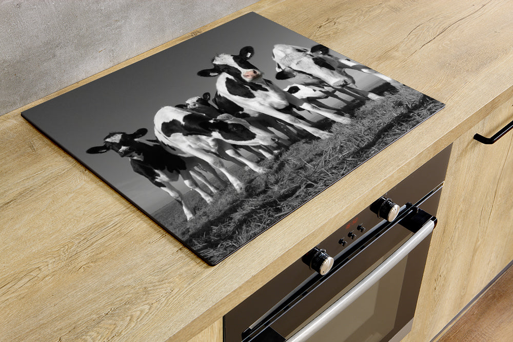 Protège-plaque à induction - Vaches joyeuses