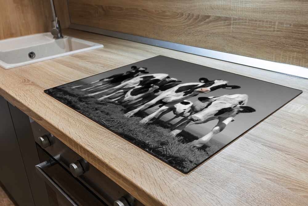 Protège-plaque à induction - Vaches joyeuses