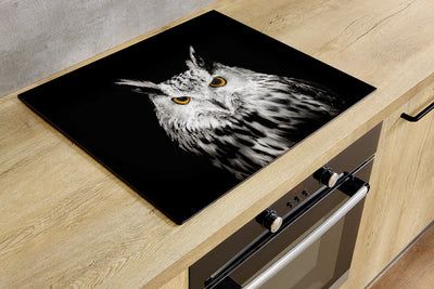 Protège-plaque à induction - Hibou blanc