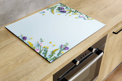 Protège-plaque à induction - Petites fleurs